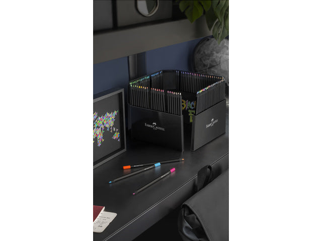 Kleurpotlood Faber-Castell Black Edition 100 stuks in kartonnen etui