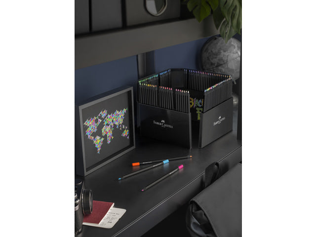 Kleurpotlood Faber-Castell Black Edition 100 stuks in kartonnen etui