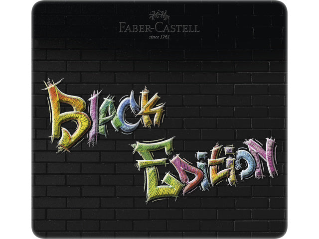Kleurpotlood Faber-Castell Black Edition 24 stuks in bliketui