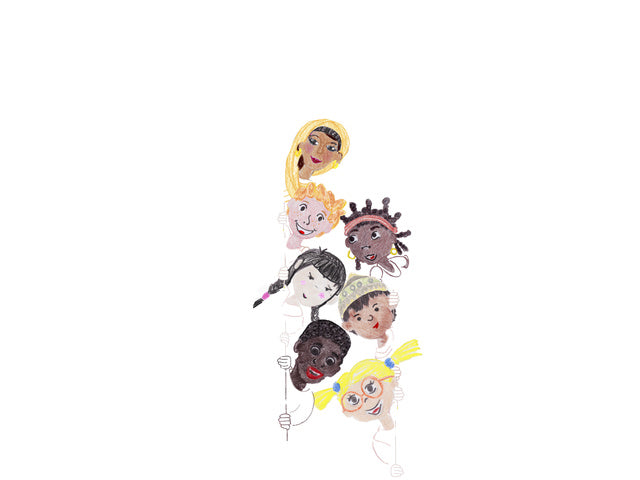 Kleurpotlood Faber-Castell Children of the World 3 Bicolor huidskleurtint potloden 3-kantig