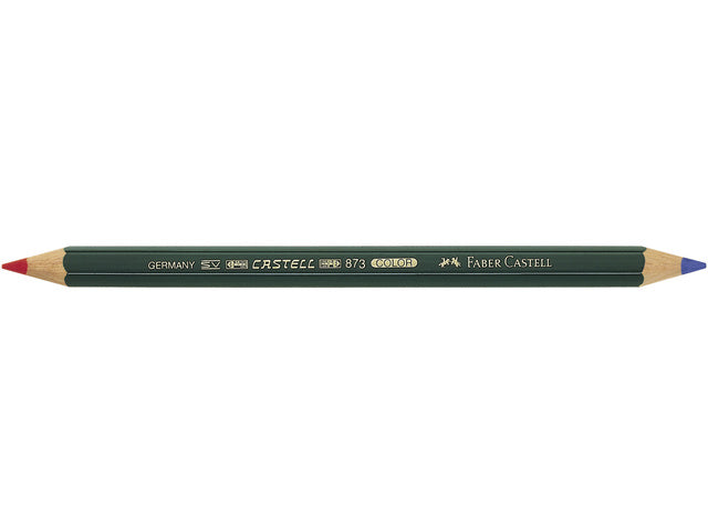 Kleurpotlood Faber-Castell 873 roodblauw