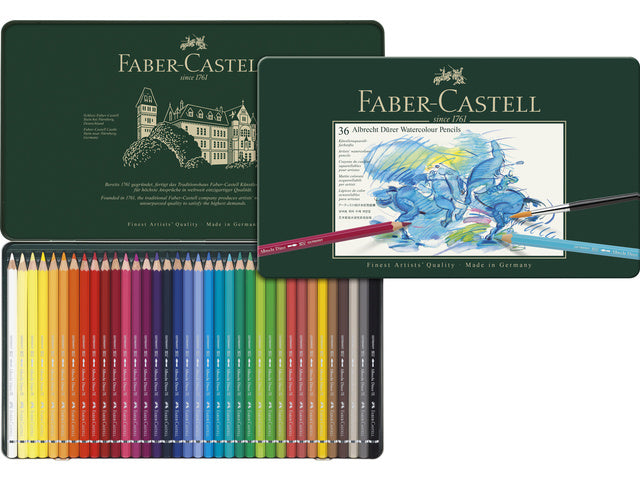 Aquarelpotlood Faber-Castell Albrecht Dürer Etui mit 36 Stück