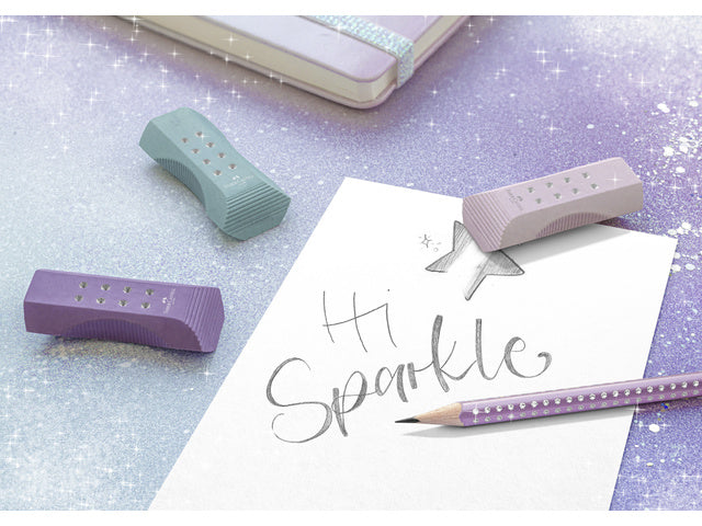 Stift Faber-Castell Grip sparkle violett metallic