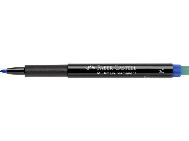 Marker Faber-Castell Multimark permanent M blauw