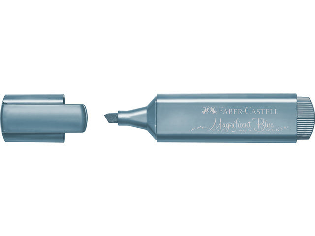 Textmarker Faber-Castell 46 metallic blauw