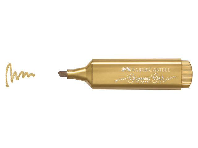 Tekstmarker Faber-Castel Metallic goud