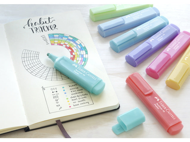 tekstmarker Faber-Castell 1546 pastel turkoois