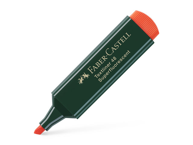 tekstmarker Faber-Castell 48 neon oranje
