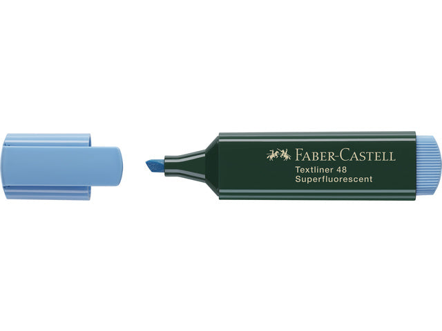 tekstmarker Faber-Castell 48 neon blauw