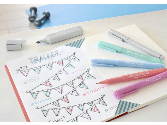 Fineliner Faber-Castell Broadpen Pastell 0,8 mm Abrikoos