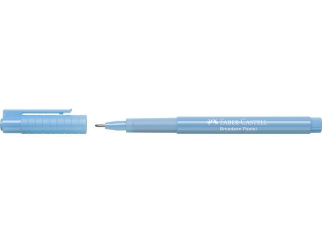 Fineliner Faber-Castell Broadpen Pastel 0,8 mm lichtblauw