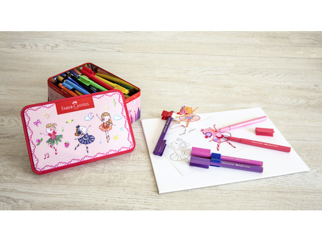 Stift Faber-Castell Connector 33 Stück im Ballerina-Stil
