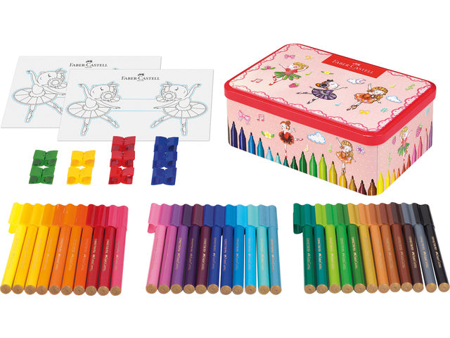 Stift Faber-Castell Connector 33 Stück im Ballerina-Stil
