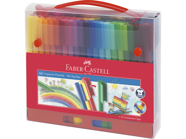 Stifte Faber-Castell Connector Koffer Stifte 60 Stück