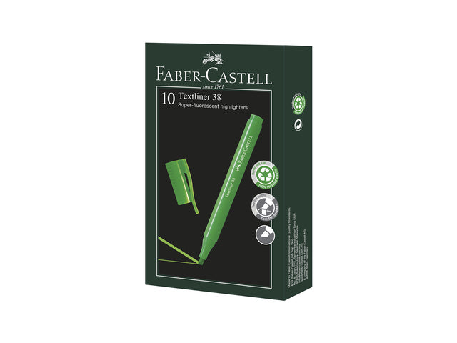 tekstmarker Faber-Castell 38 groen