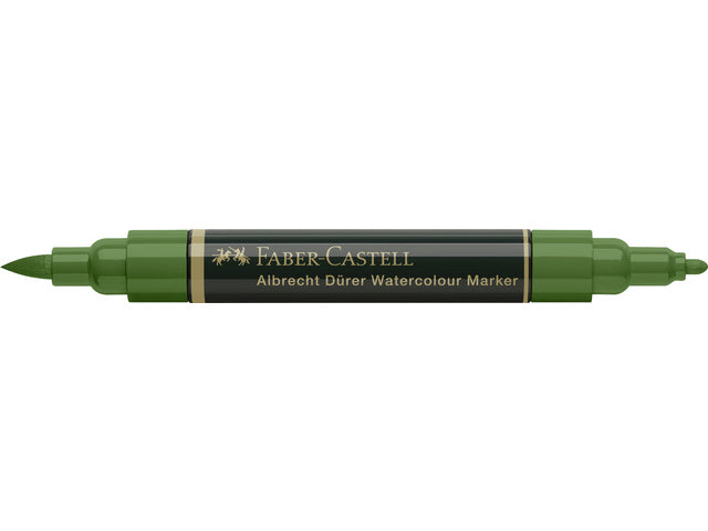 Aquarelstift Faber-Castell Albrecht Dürer 167 permanent olijfgroen