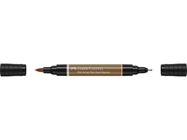 Tekenstift Faber-Castell Pitt Artist Pen duo marker 180 amber