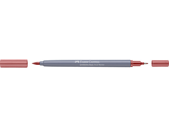 Duo aquarelmarker Faber-Castell Goldfaber 195 vintage roze