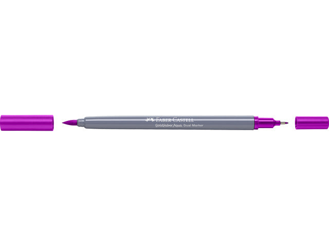 Duo aquarelmarker Faber-Castell Goldfaber 228 helder magenta