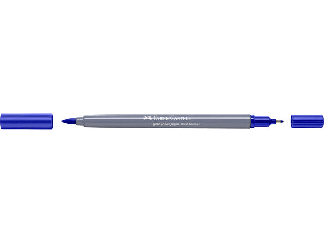 Duo aquarelmarker Faber-Castell Goldfaber 137 blauwviolet