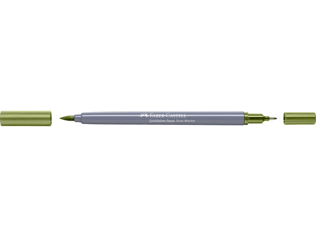 Duo aquarelmarker Faber-Castell Goldfaber 174 chroomgroen
