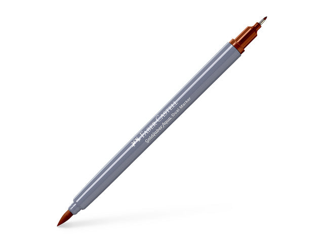 Duo aquarelmarker Faber-Castell Goldfaber 187 gebrande oker