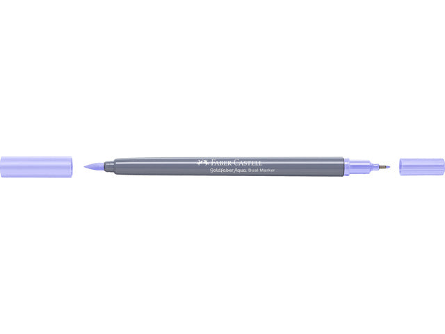 Duo aquarelmarker Faber-Castell Goldfaber 196 licht lavendel