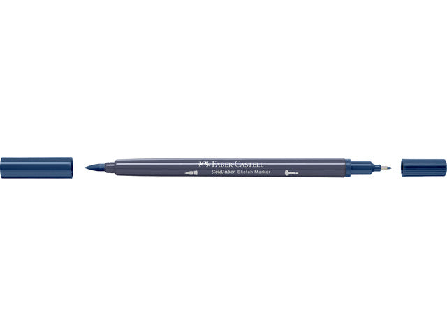 Schetsmarker Faber-Castell Goldfaber 450 indigo op alcoholbasis