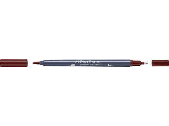 Sketchmarker Faber-Castell Goldfaber 378 mahogany op alcoholbasis