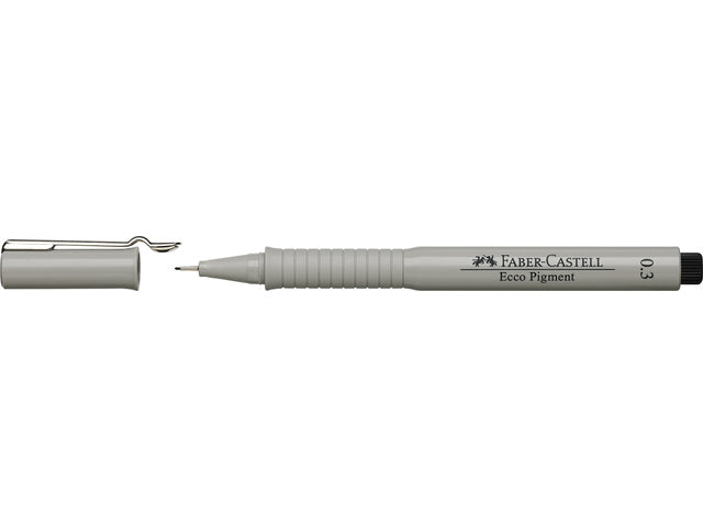 tekenpen Faber-Castell Ecco Pigment 0,3 mm zwart