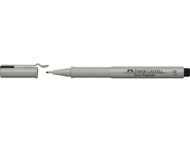 tekenpen Faber-Castell Ecco Pigment 0,7 mm zwart