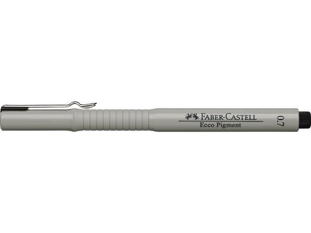 tekenpen Faber-Castell Ecco Pigment 0,7 mm zwart