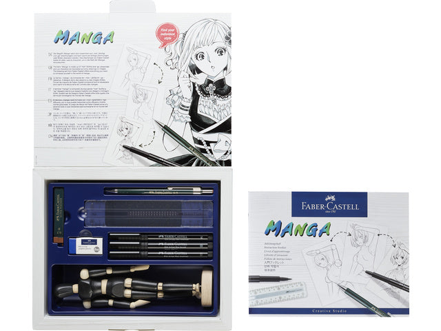 Tekenstift Faber-Castell Pitt Artist Pen Manga starterset