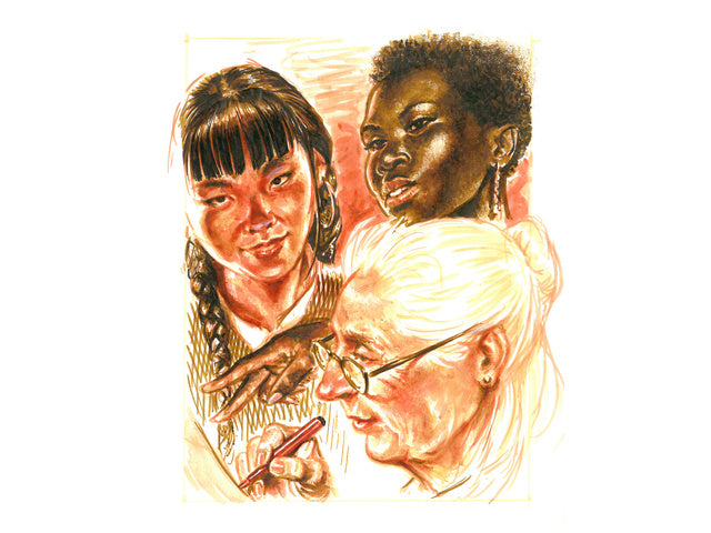Tekenstift Faber-Castell Pen Brush „Portret“ Etui à 6 Stück