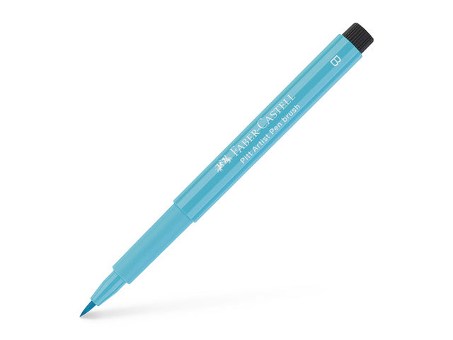 Tekenstift Faber-Castell Pitt Artist Pen Brush 154 kobalt türkis licht