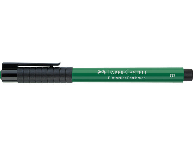 Tekenstift Faber-Castell Pitt Artist Pen Brush 264 Phtalogroen Donker