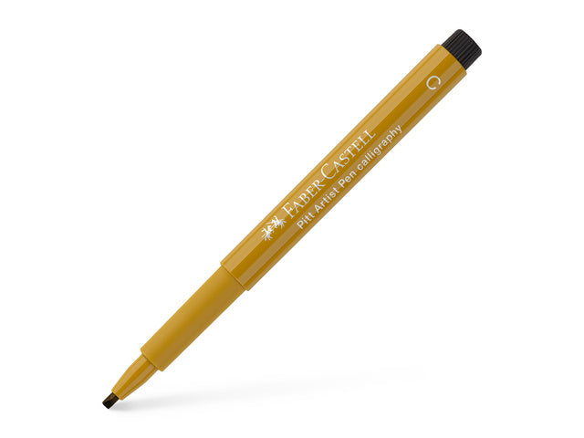 Kalligrafiepen Faber-Castell Pitt C 268 groen goud