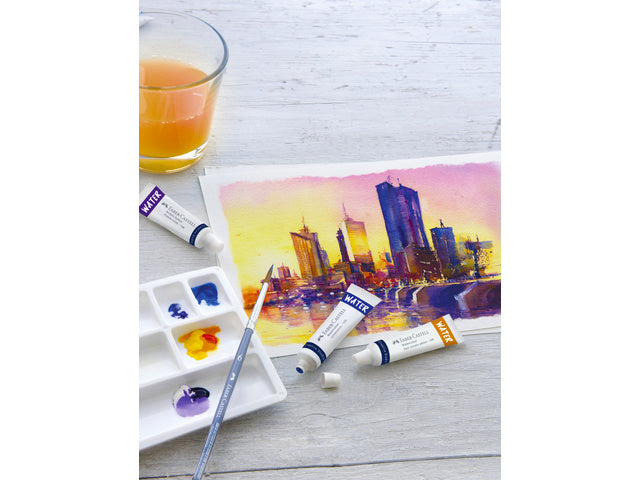 Waterverf Faber-Castell 24 Stück verschiedene Farben