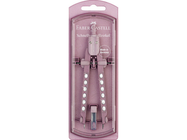 Schnellversteller Faber-Castell Factory Sparkle sortiert Ozean, Violett, Rosé Metallic