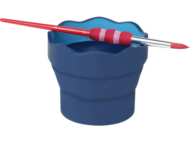 Wasserbecher Faber-Castell Clic&Go blauw