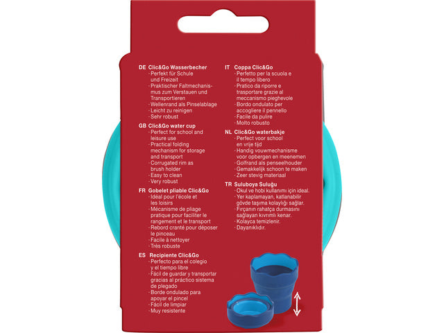 Waterbeker Faber-Castell Clic & Go turquoise