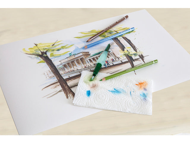 Penseel Faber-Castell traf auf die Wassertankzucht