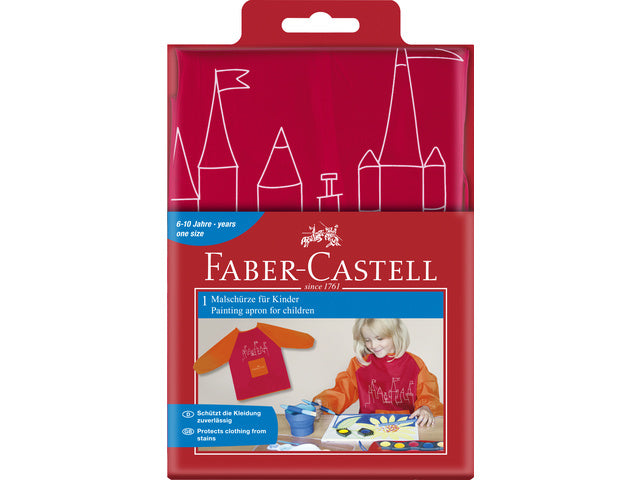 Verfschort Faber-Castell rot/orange