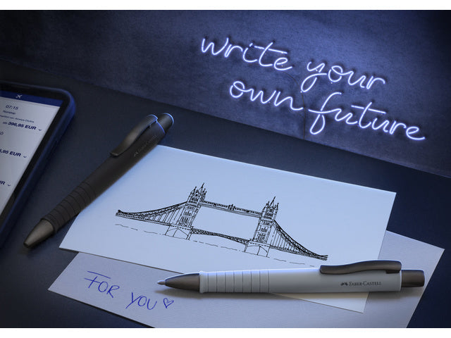Balpen Faber-Castell Polyball XB schwarz