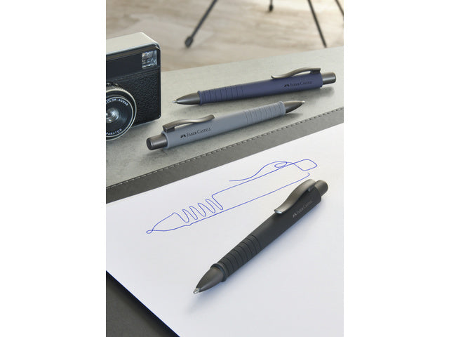 Balpen Faber-Castell Polyball XB schwarz