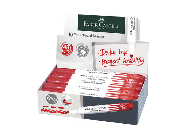 Whiteboardmarker Faber-Castell rot