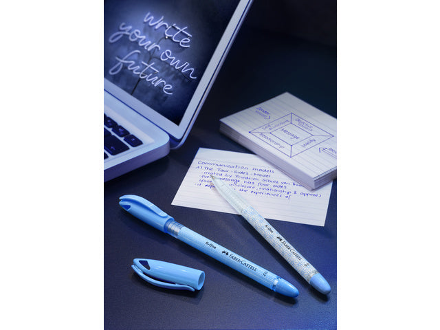 Balpen Faber-Castell K-One 0,5 blauw doos 10 stuks