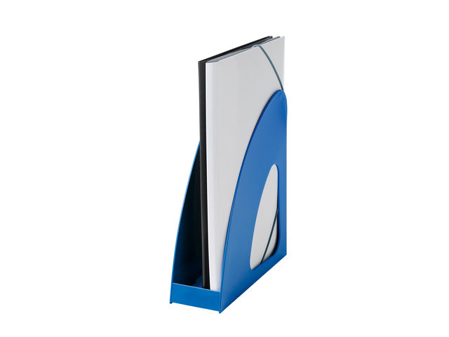 Tijdschriftencass. HAN Re-LOOP A4/C4, blauw 100% gerecycled materiaal