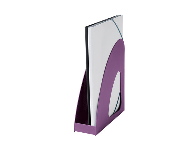 Tijdschriftencass. HAN Re-LOOP A4/C4, lila 100% gerecycled materiaal