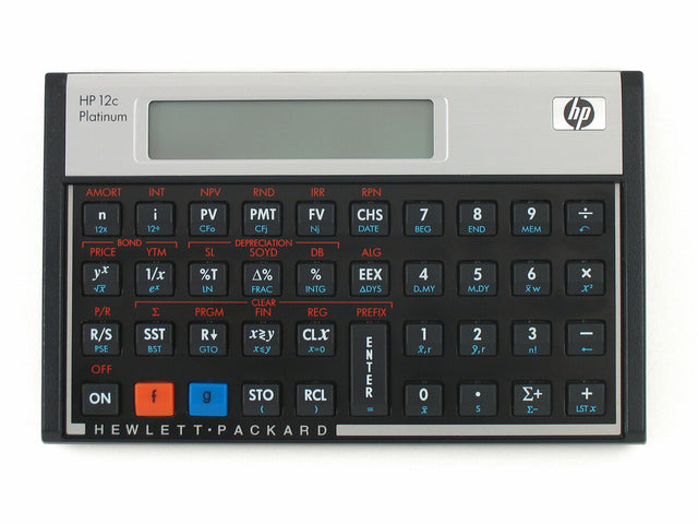 Rekenmachine HP-12C PLAT-INT financieel FR,NL